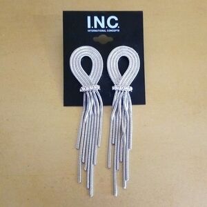I.N.C. International Concepts Silver Earrings NEW